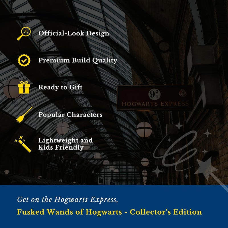 FUSKED Magical Wizard Wand Set with Authentic Details for Kids Unisex Party Costume - Image 5